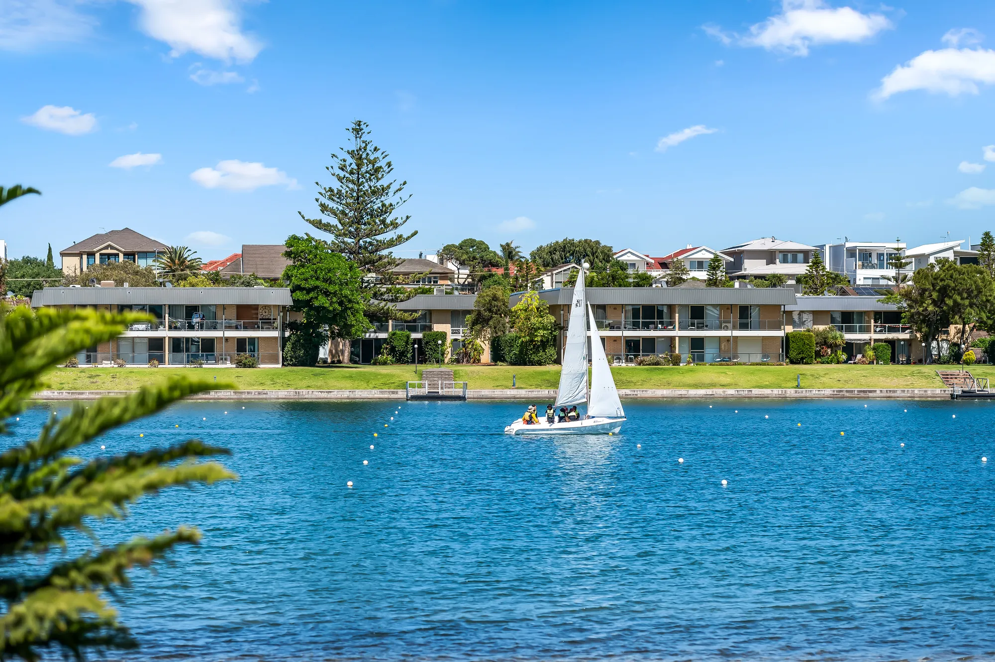 Sailing on West Lakes